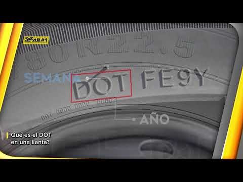 ¿Qué es el DOT en una llanta?