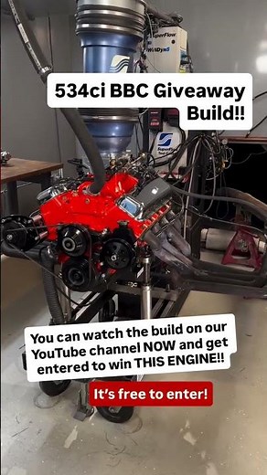 The full build of our 534ci Big Block Chevy Giveaway Engine