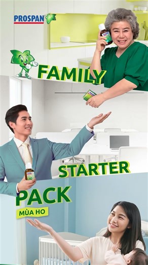Prospan Family Pack - Một giải pháp trị ho cho cả gia đình 💚
