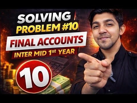 Final Accounts Problem 10| Step-by-Step Solution | Inter 1st Year Accountancy | TSBIE