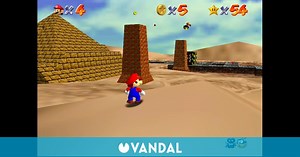 Mundo 8: Shifting Sand Land en Mario 64 -  estrellas y 100%