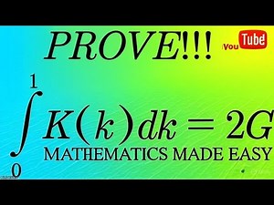 COMPLETE ELLIPTIC INTEGRAL