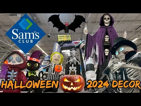 Sams Club NEW Halloween Decor 2024 Store Walkthrough