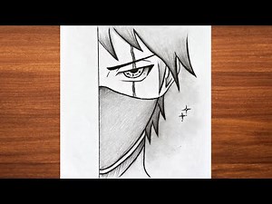 Easy anime drawing || How to draw kakashi Hatake step by step || Easy drawings for beginners