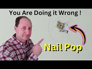 Nail Pops in Drywall? This Will Fix It