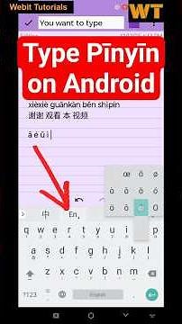 Type Pīnyīn (ā á ǎ à) on Android with TONES!!