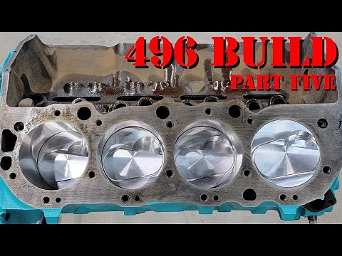 496 Stroker Build PART FIVE: Piston Install