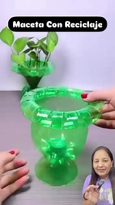 734K views · 9K reactions | Maceta con reciclaje de botella #videosvirales #videos #mujeres #jessyvlogers #macetas #botellas #plantas #creatividad #reciclaje | Soy Jessy | Facebook
