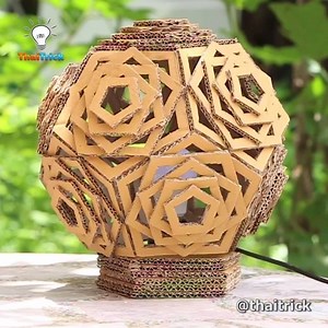 110K views · 1.8K shares | DIY Cardboard Lamp via:...