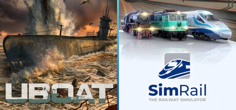 Save 32% on SimRail and UBOAT on Steam