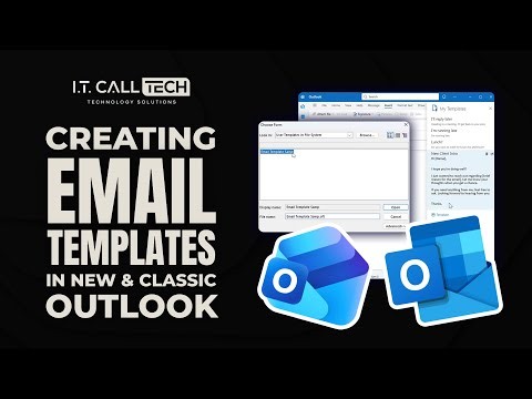 Creating Email Templates in Outlook