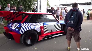 Renault R5 Turbo 3E – 380HP Electric Hot Hatch with Burnouts and Accelerations