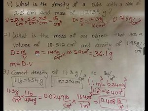 Density problems