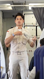 740K views · 17K reactions | Safety Demontration Pramugara Ganteng...