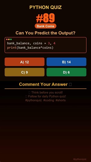 Python Quiz #89 — Can You Predict the Output? #shorts #python