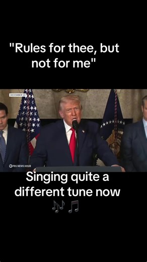 "Rules for thee, but not for me" "#Rules for #thee, but #not #for #me" | singing