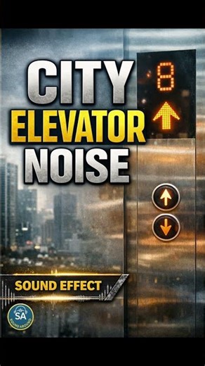 🏙️ City Elevator Noise – Mechanical Sound Effect