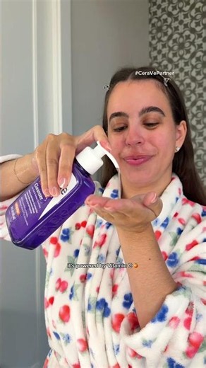 Making my first skincare step a little brighter ✨💗🫧 with the NEW CeraVe Brightening Vitamin C