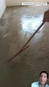 675K views · 2.2K reactions | Bago latagan ng tiles insulate muna #construction #workinprogress #BuhayOFW | DJ ROUX | Facebook