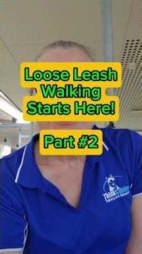 Loose Leash Walking Starts Here - Part 2! #looseleashwalking #onlinedogtraining