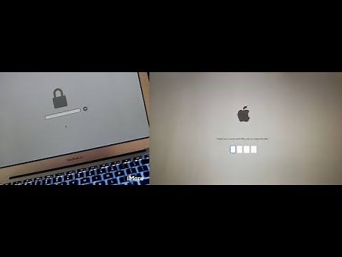 How to remove EFI Firmware Password MacBook Air
