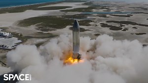 74K views · 1.7K reactions | SpaceX conducted a static fire test of a single Starship 26 engine on Oct. 20, 2023. The test demonstrated "flight-like startup for a Starship deorbit burn," according to SpaceX. Spaceflight news  https://trib.al/0kppBLM Credit: SpaceX | edited by Space.com's Steve Spaleta | Space.com | Facebook