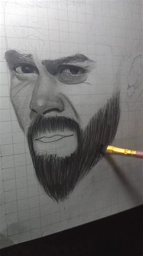 How to draw Beard in easy Way #short #beard #art