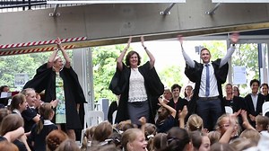 Our primary teachers had a very special surprise in store for their students on the final assembly for the 2017 academic year. The flash mob performance of the #BorobiBoogie had students cheering in delight, quickly joining the choreography to Busby Marou's 'Days of Gold'. It was a wonderful opportunity for our staff to share the passion and spirit that makes our community so special, and have a mountain of fun with the students, before embarking on holidays! #GC2018 #Embrace2018 | St Margaret's