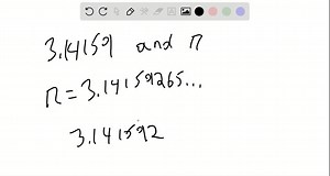 Find the simple continued fraction representation of 3.1416, and that of 3.14159. | Numerade