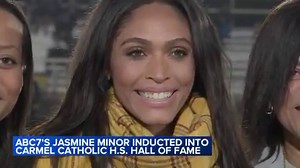Carmel Catholic High School inducts ABC7 reporter Jasmine Minor into athletics hall of fame