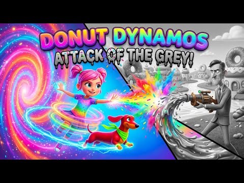 Rainbow Sprinkle Power! 🌈 Donut Dynamos vs Sir Sourpuss | Colorful Kids Cartoon Adventure