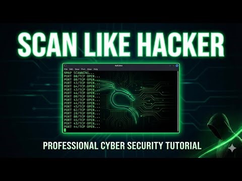 Nmap Full Beginner Guide | Scan Any Network Like a Hacker (Hindi + English)