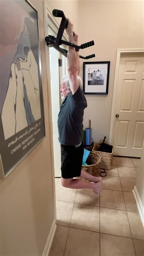 21K views · 251 reactions | Exercise snacks are how I started exercising again. I enjoy going to the gym once I get there but it’s easy to talk yourself out of it. My chin up bar starts to heckle me if I ignore it for too long. | A Balanced You | Facebook