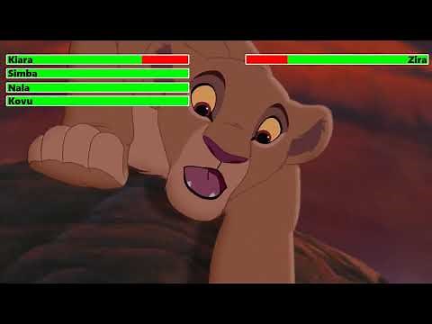 The Lion King 2: Simba's Pride (1998) Final Battle with healthbars