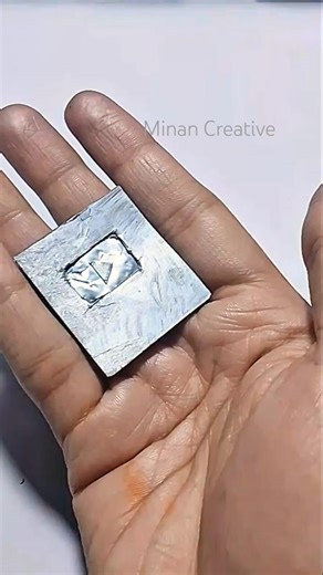 DIY Mini Silver Play Button #shorts #diy #creative
