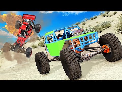 We Raced & Jumped INSANE Dune Buggies in the Desert in BeamNG Drive Mods!