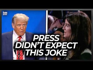Trump Makes Press Laugh with Reaction to CNN’s Question