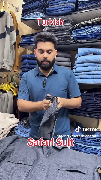 Imported Safari suit anew Arrival Size Available M L XL whatsapp 03094399990 #viral #foryou #100kviews #like #gentrythefashionstore