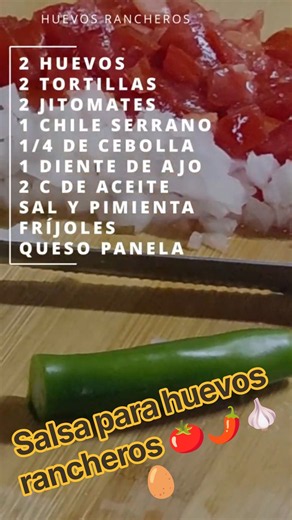 Ranchero Sauce for Eggs #slowcookfood #recipes