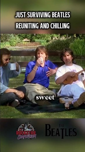 Surviving Beatles Epic Reunion. "Ain't She Sweet" #thebeatles #beatles #classicrock #paulmccartney