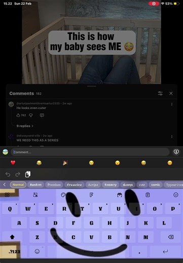 Day 1 of typing a random Unicode character