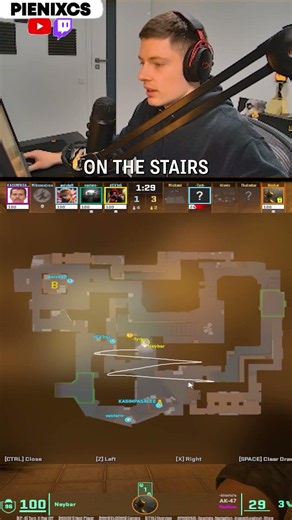 Stay on the right side of con and win 10x more duels on Mirage!🧠 #cs2 #cs2tips