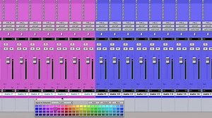 Pro Tools Basics - How To Color Your Tracks In Pro Tools