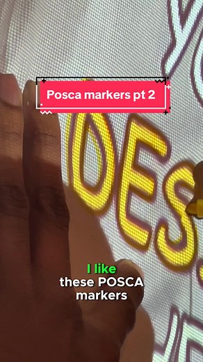Here is a quick tutorial on how to use @POSCA USA Paint markers and a projector to add designs to clothing #diyfashion #painting #diyclothing #Ad #LovePOSCA #POSCAPartner #MakeYourMark #uni @uni Brands