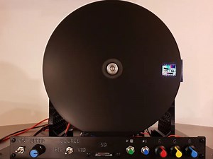 This spinning disk produces animations using a single LED | Arduino Blog