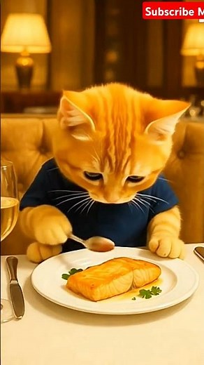 Cutest Cat Eating Cake 🎂#cateating #kitteneating #pets #viralcats #cutecat #meow #shortsfeed #cute