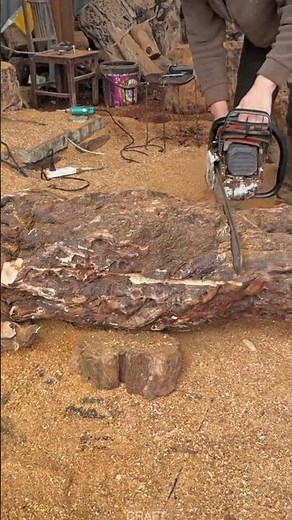 Stump to Coffee Table! Super Satisfying Wood Cutting Process