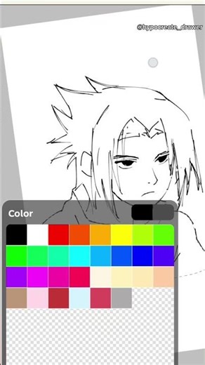 My Sasuke Drawing Looked Perfect… Until I Flipped It 💀