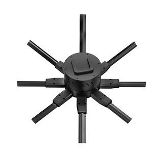 [Hot Item] 8 Blades Outdoor 3D Hologram Projector Fan Hologram 150cm Big Size Holographic LED Fan 3D Advertising Display Cloud WiFi APP Control