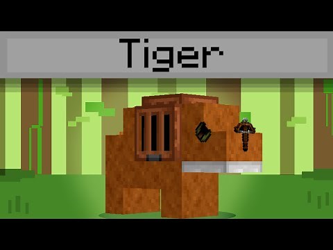 Minecraft | How To Build: Tiger